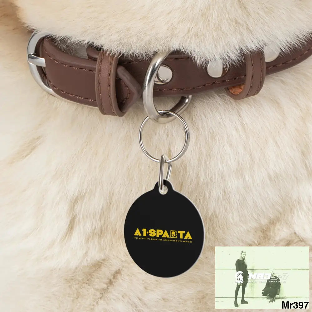 A1-Sparta Pet Tag 1’’ Pets