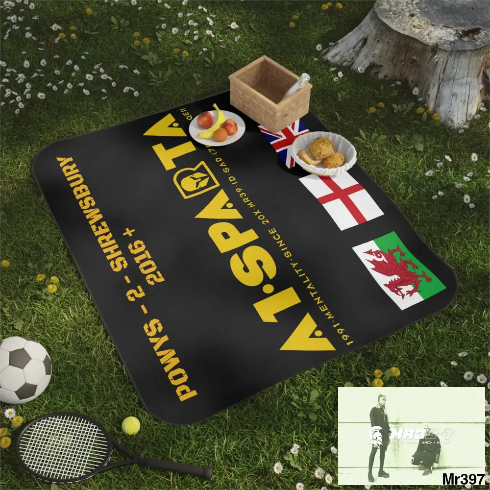 A1 Sparta Picnic Blanket 61’’ × 51’’ Home Decor