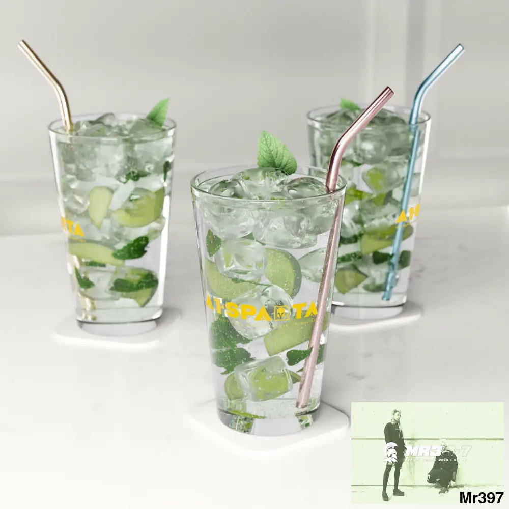 A1.Sparta Pint Glass 16oz 16oz Mug