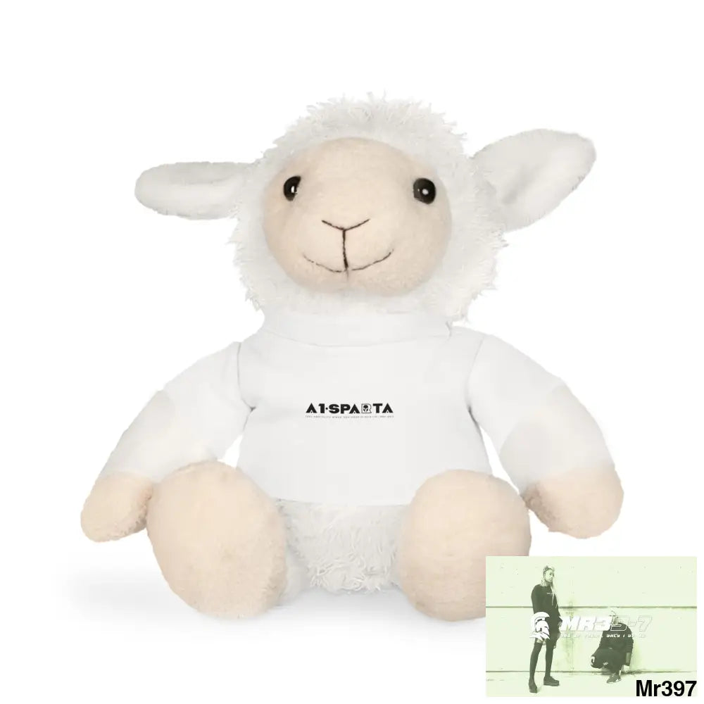 A1-Sparta Plush Toy with T-Shirt Sheep / White / One size Accessories