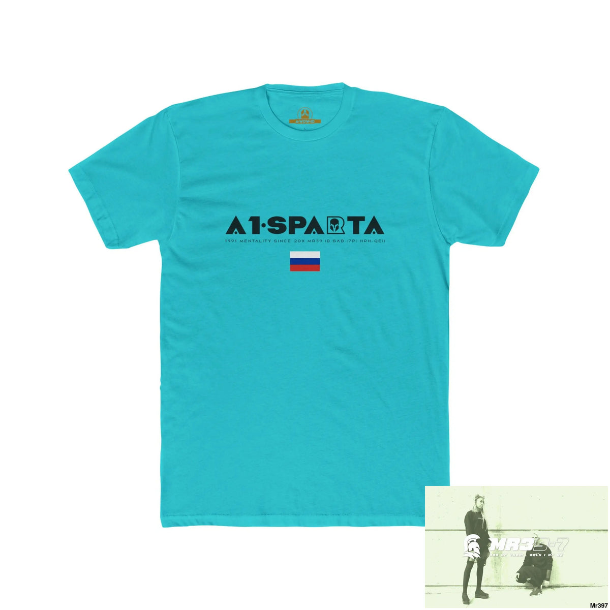 A1 Sparta (Russian Mentality from ?) My Life My Deaths 2001-2024 Their Plans,failed.Tactical GB Men’s Cotton Crew Tee