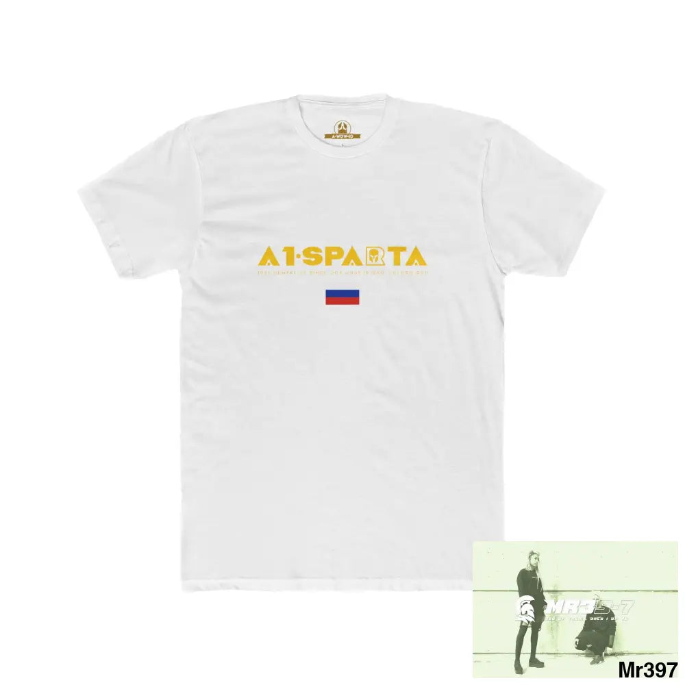 A1 Sparta (Russian Mentality from ?) My Life My Deaths 2001-2024 Their Plans,failed.Tactical GB Men’s Cotton Crew Tee