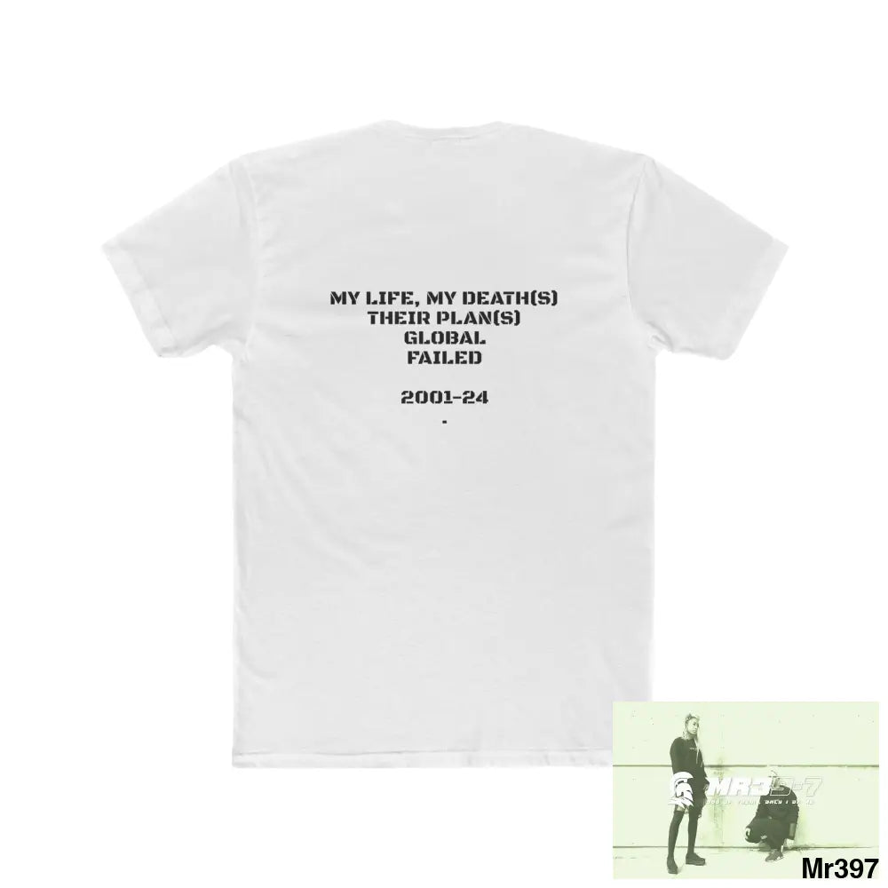 A1 Sparta (Russian Mentality from ?) My Life My Deaths 2001-2024 Their Plans,failed.Tactical GB Men’s Cotton Crew Tee