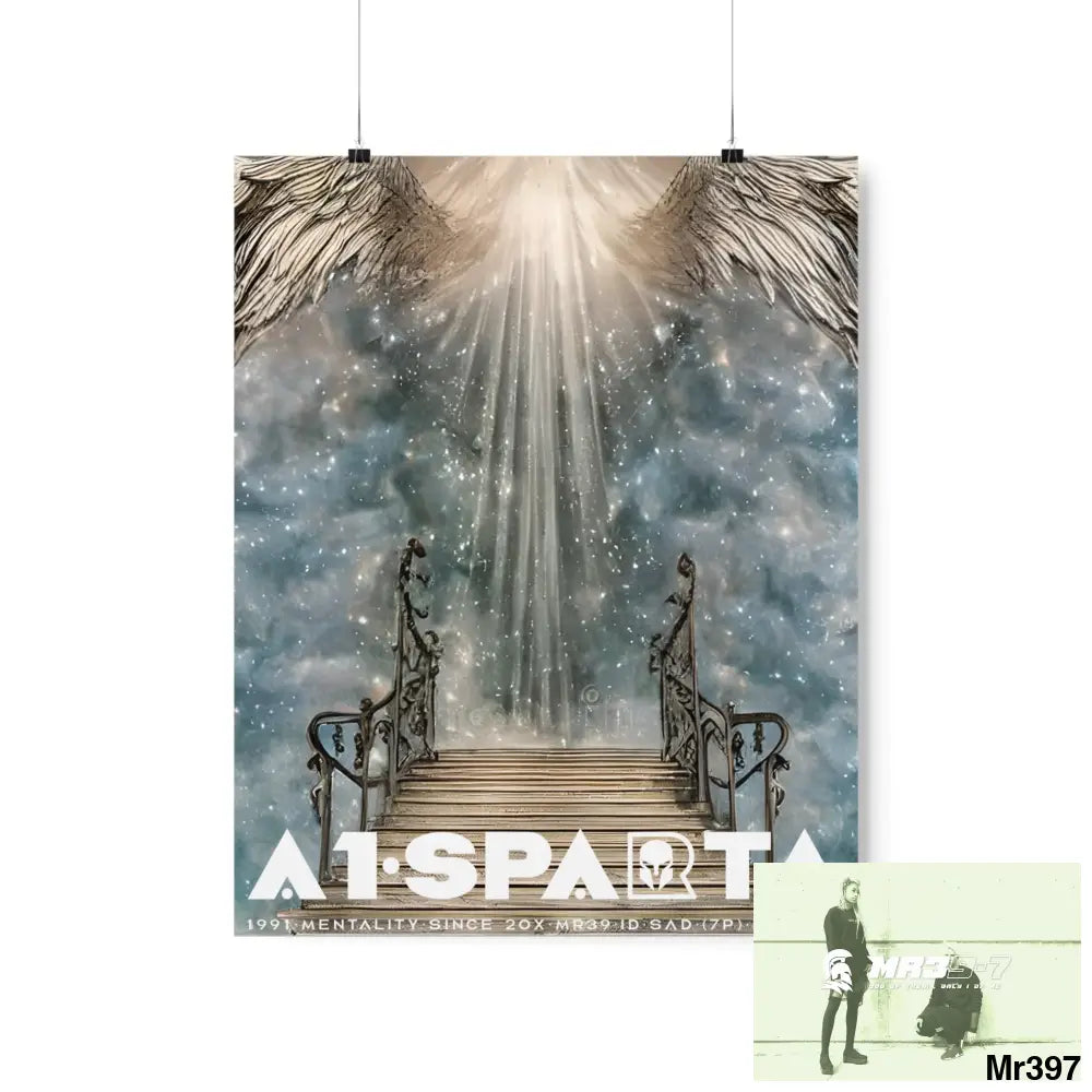 A1 Sparta stairway to heaven. Matte Vertical Posters 16″ x 20″ / Matte Poster