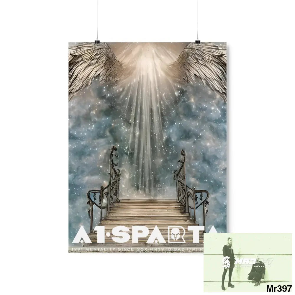 A1 Sparta stairway to heaven. Matte Vertical Posters 18″ x 24″ / Matte Poster