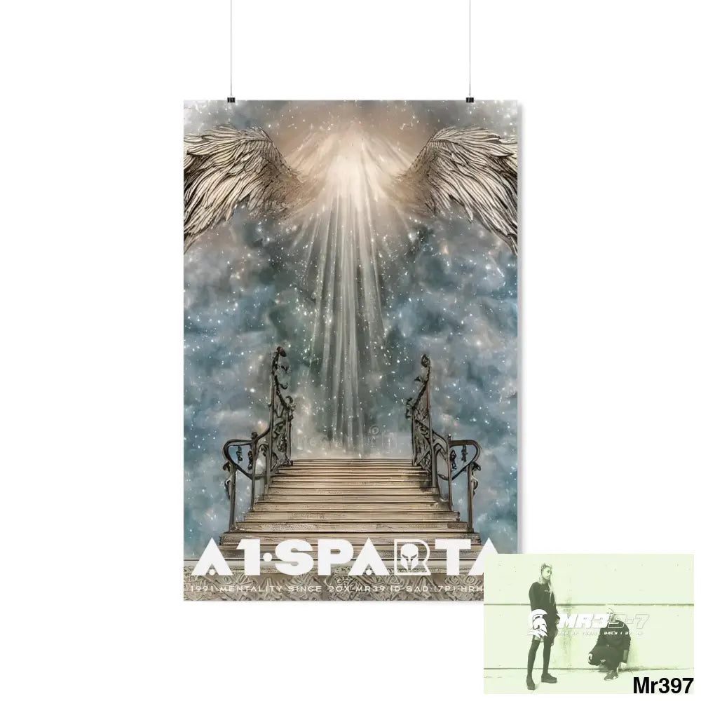 A1 Sparta stairway to heaven. Matte Vertical Posters 24″ x 36″ / Matte Poster