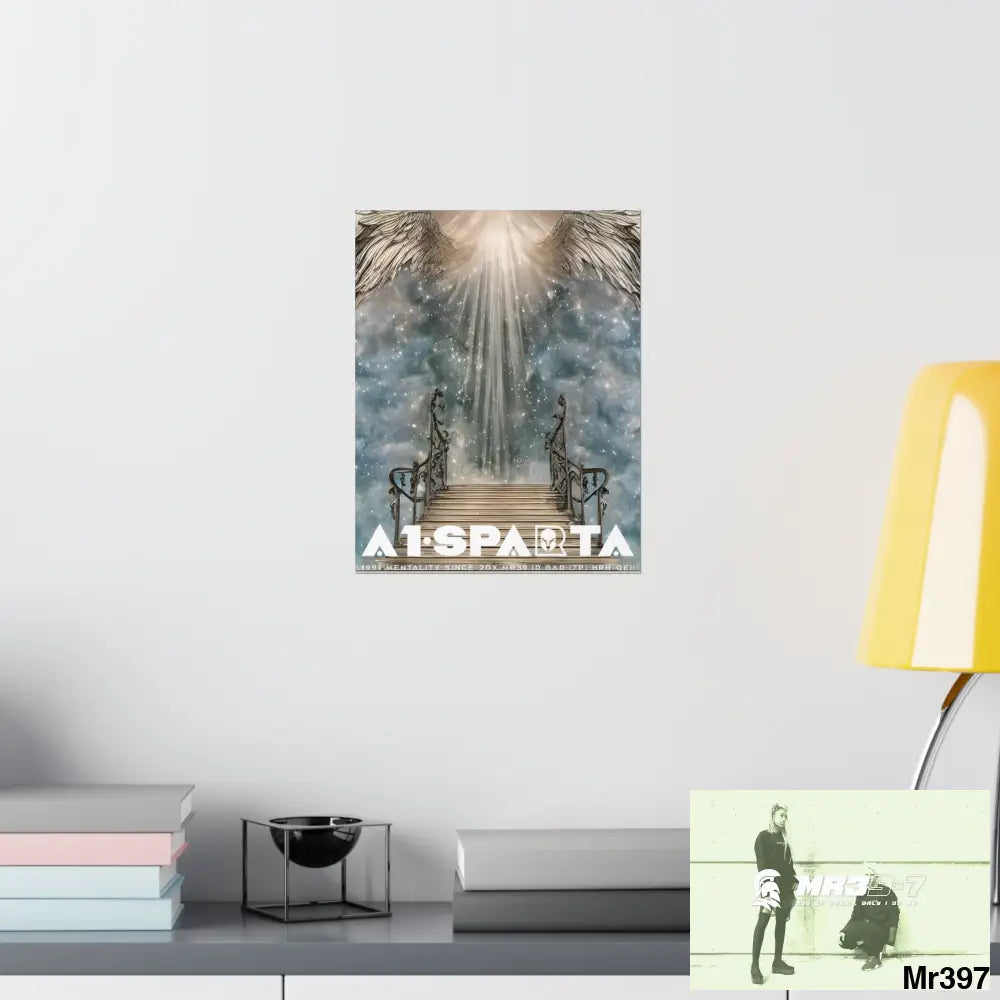 A1 Sparta stairway to heaven. Matte Vertical Posters Poster