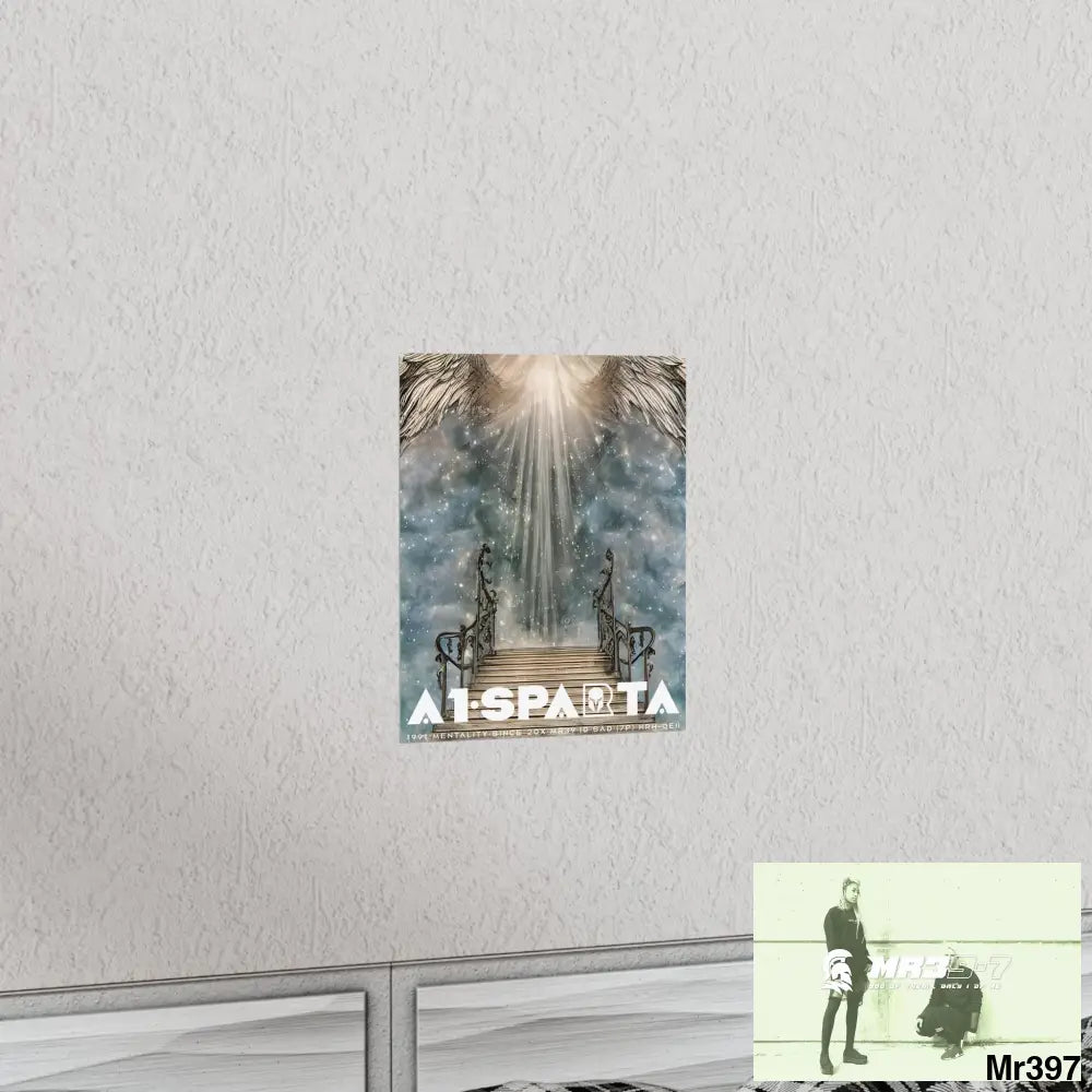 A1 Sparta stairway to heaven. Matte Vertical Posters Poster