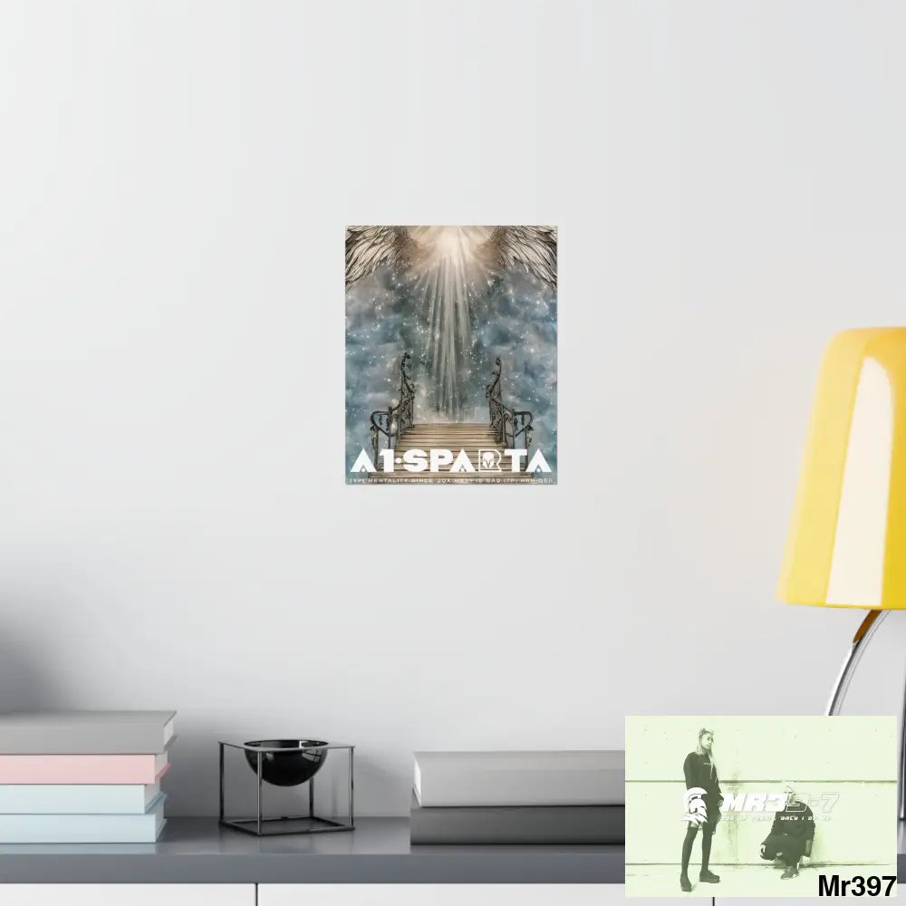 A1 Sparta stairway to heaven. Matte Vertical Posters Poster