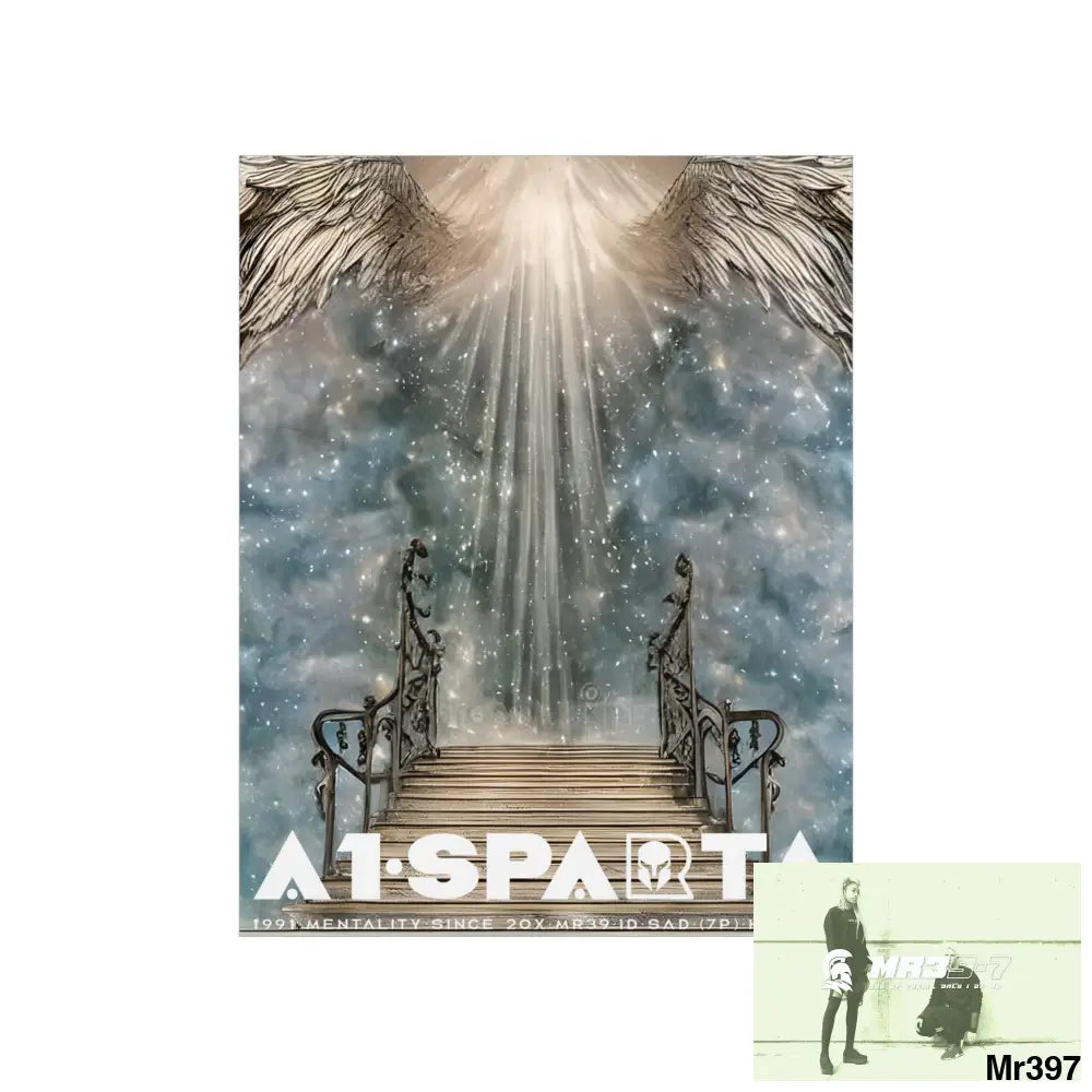 A1 Sparta stairway to heaven. Matte Vertical Posters Poster