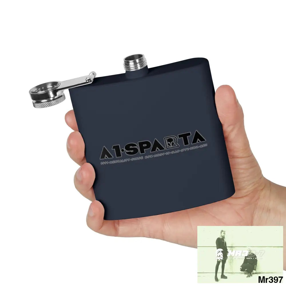 A1 Sparta Stylish Stainless Steel Flask for Tea/ Coffee Lovers - 6oz Personalized Gift Mug