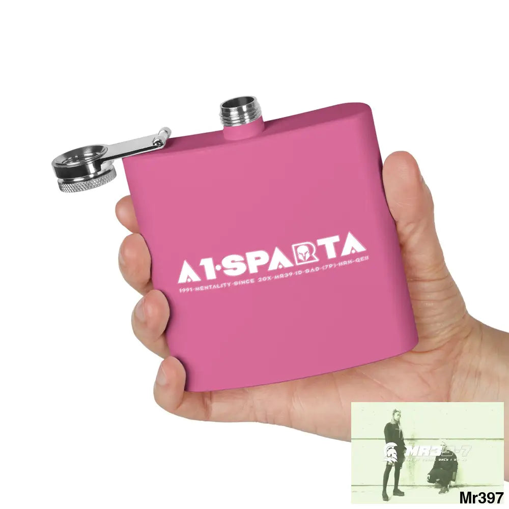 A1 Sparta Stylish Stainless Steel Flask for Tea/ Coffee Lovers - 6oz Personalized Gift Mug