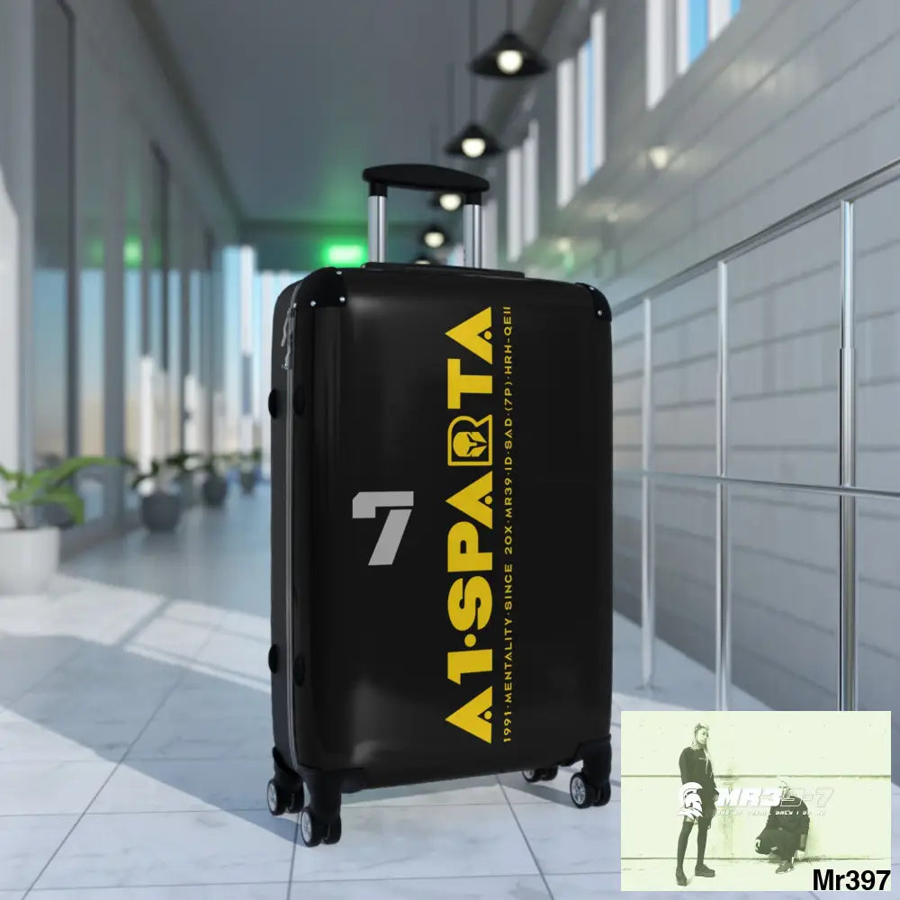 A1-Sparta Suitcase Medium / Black Bags
