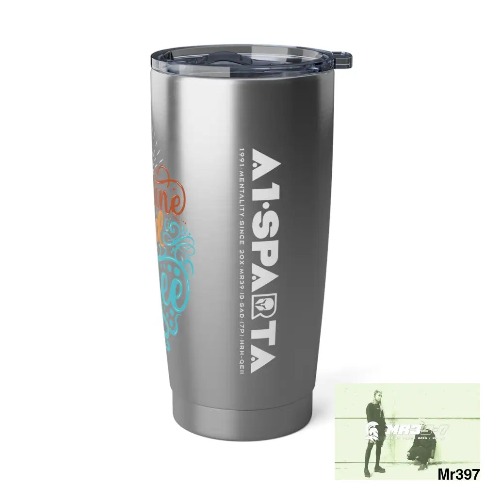 A1•Sparta Sunshine & Coffee Vagabond 20oz Tumbler 20oz / Silver Mug