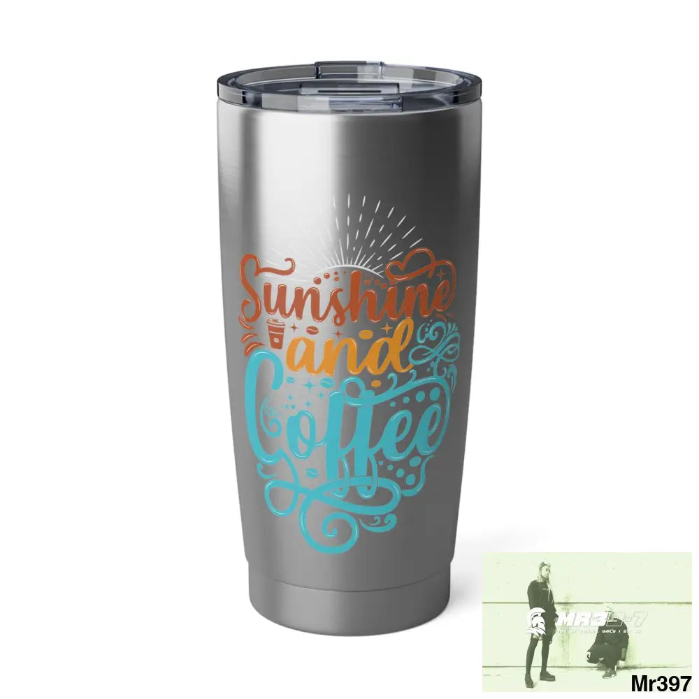 A1•Sparta Sunshine & Coffee Vagabond 20oz Tumbler 20oz / Silver Mug