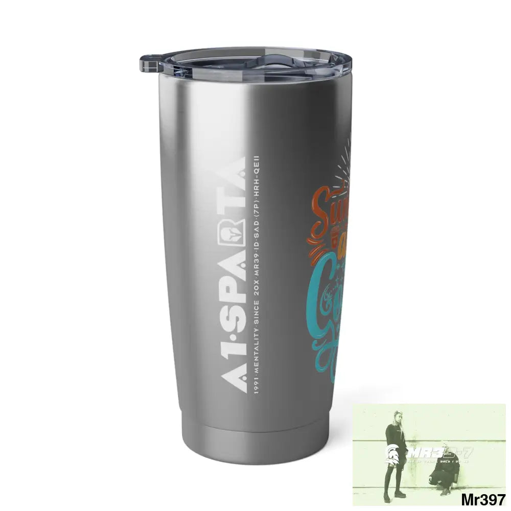 A1•Sparta Sunshine & Coffee Vagabond 20oz Tumbler 20oz / Silver Mug