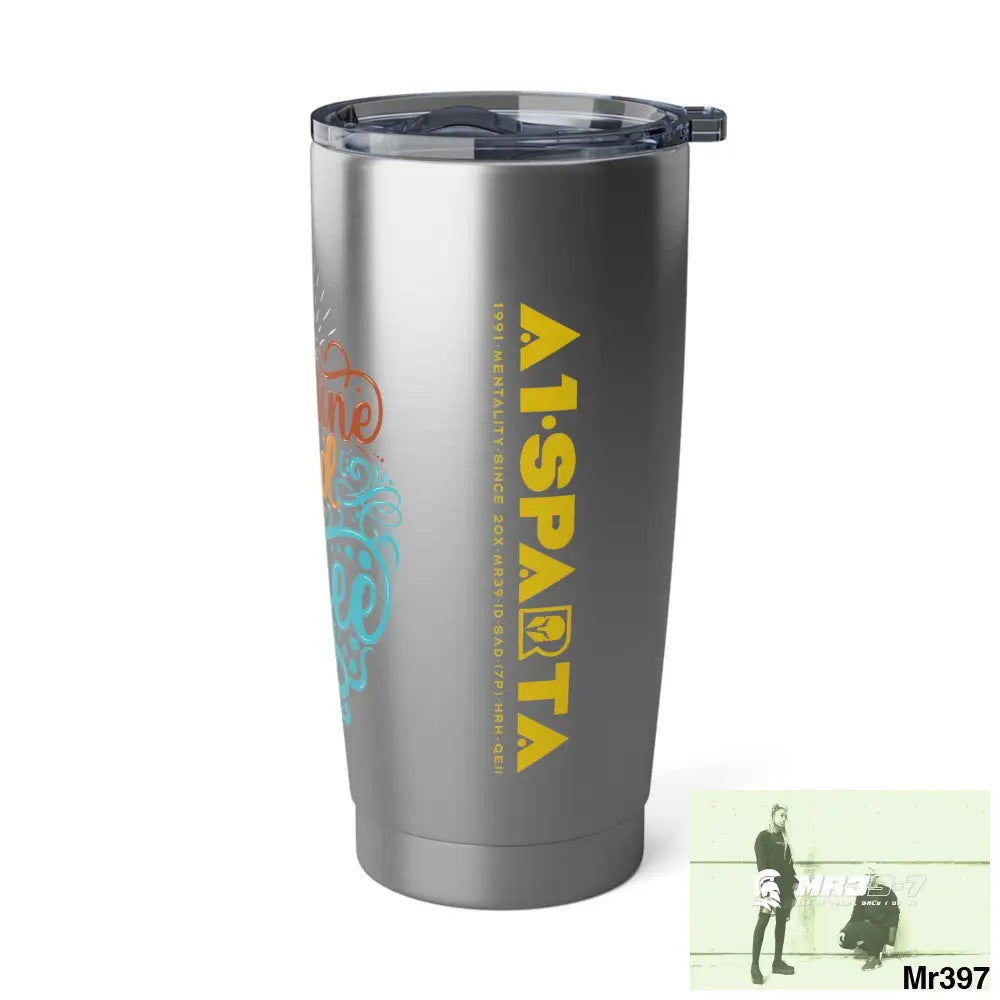 A1•Sparta Sunshine & Coffee Vagabond 20oz Tumbler 20oz / Silver Mug