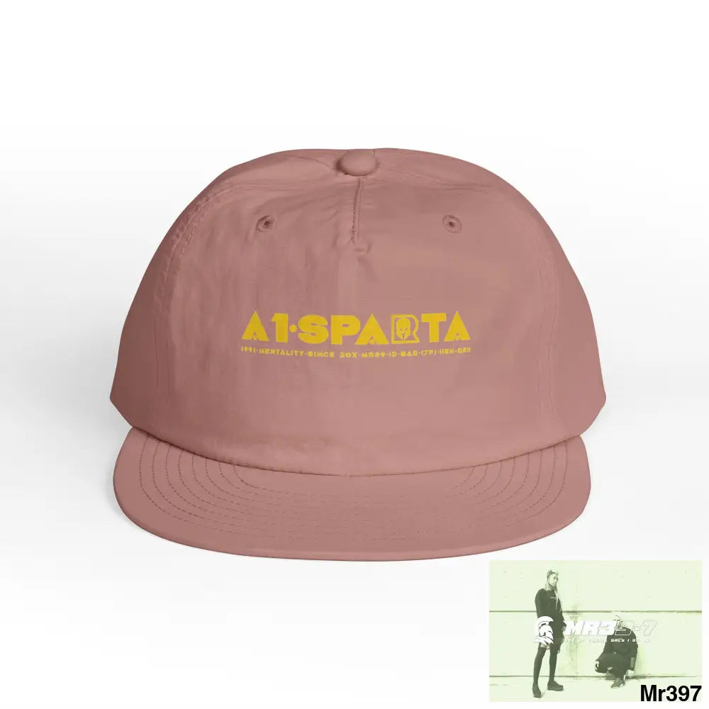 A1 SPARTA Surf Cap - Beach Vibes Summer Accessory Surfing Gift Casual Wear Outdoor Cap Hazy Pink / One size Hats