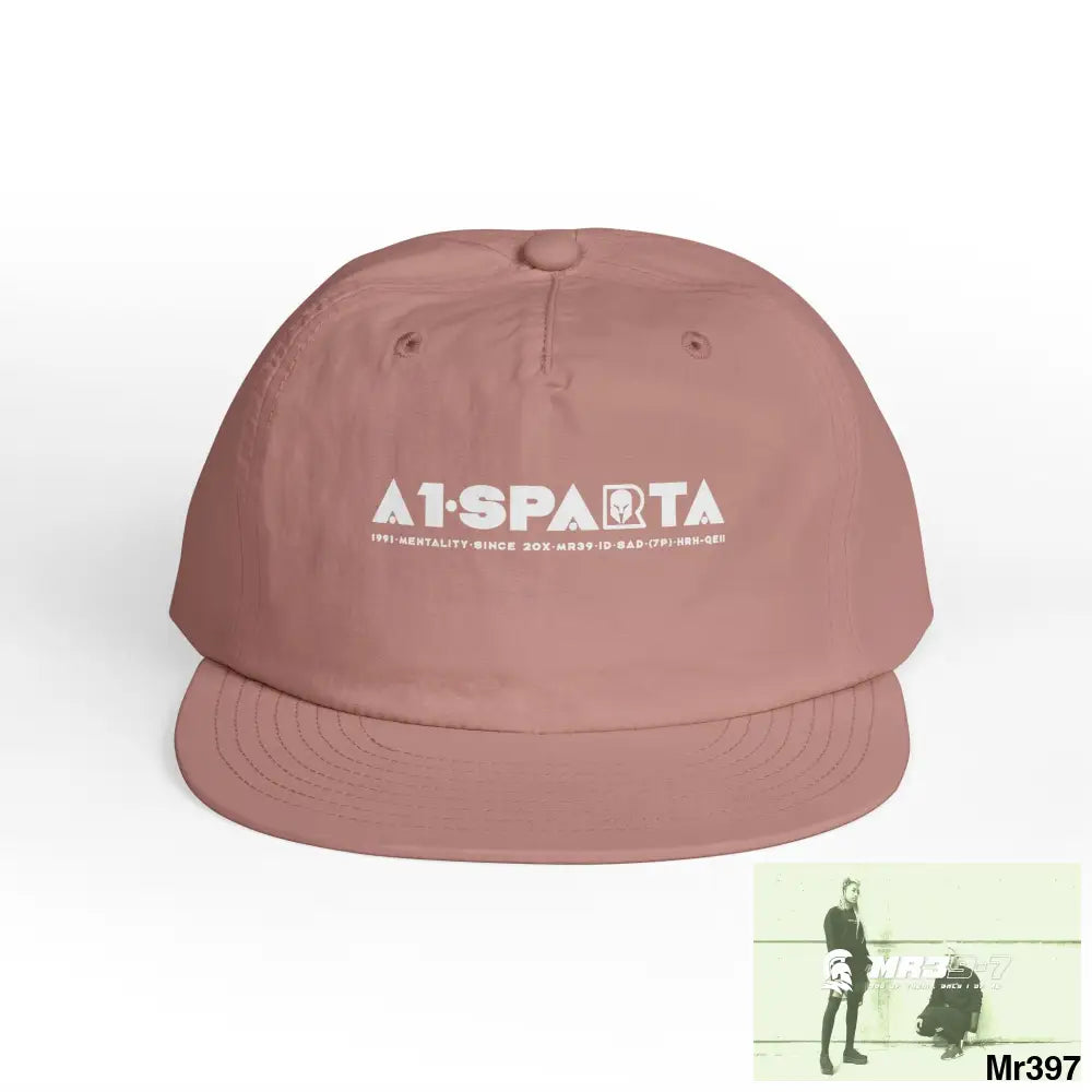 A1 SPARTA Surf Cap - Beach Vibes Summer Accessory Surfing Gift Casual Wear Outdoor Cap Hazy Pink / One size Hats
