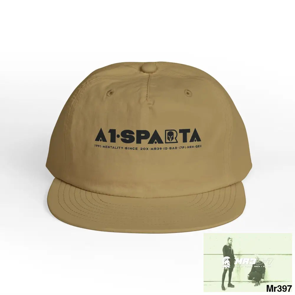 A1 SPARTA Surf Cap - Beach Vibes Summer Accessory Surfing Gift Casual Wear Outdoor Cap Khaki / One size Hats