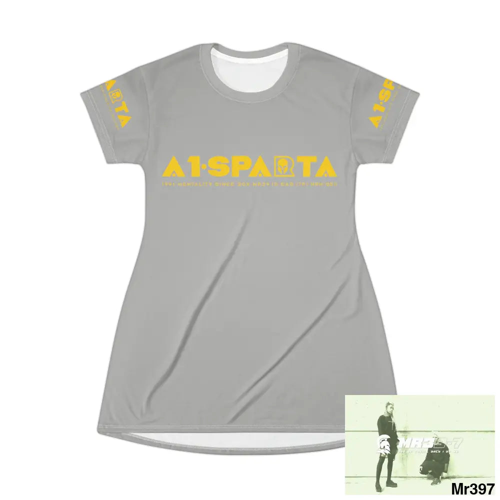 A1-Sparta T-Shirt Dress (AOP) All Over Prints