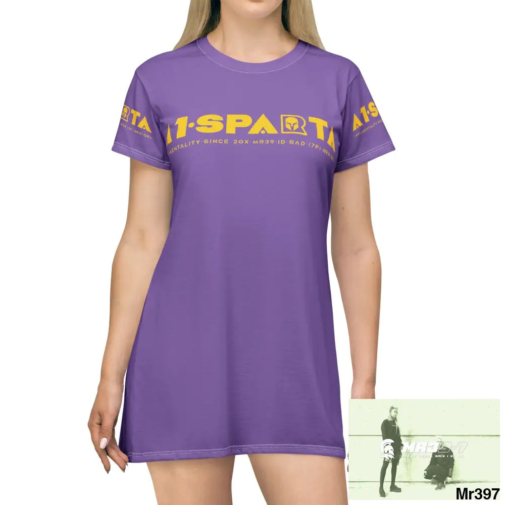A1-Sparta T-Shirt Dress (AOP) All Over Prints