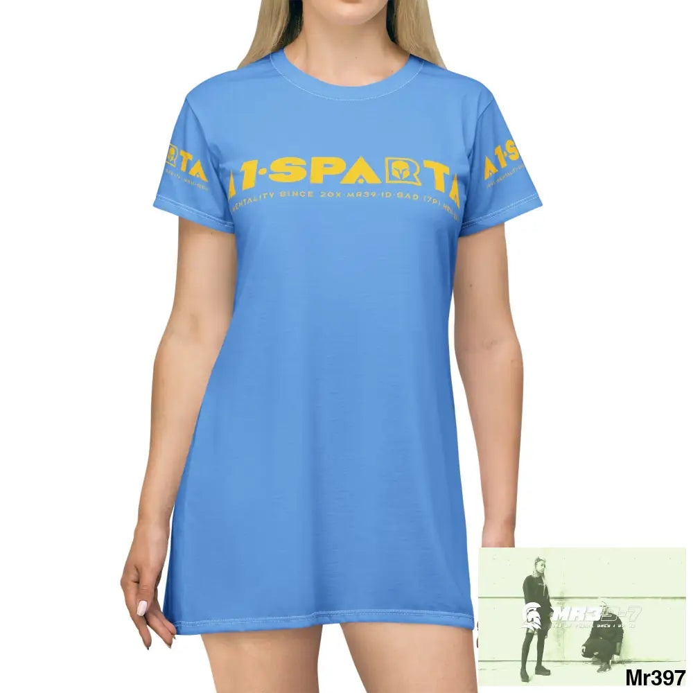 A1-Sparta T-Shirt Dress (AOP) All Over Prints