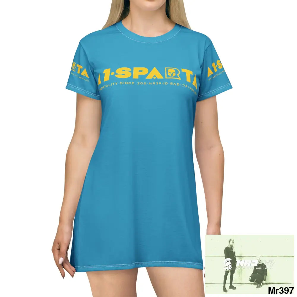 A1-Sparta T-Shirt Dress (AOP) All Over Prints