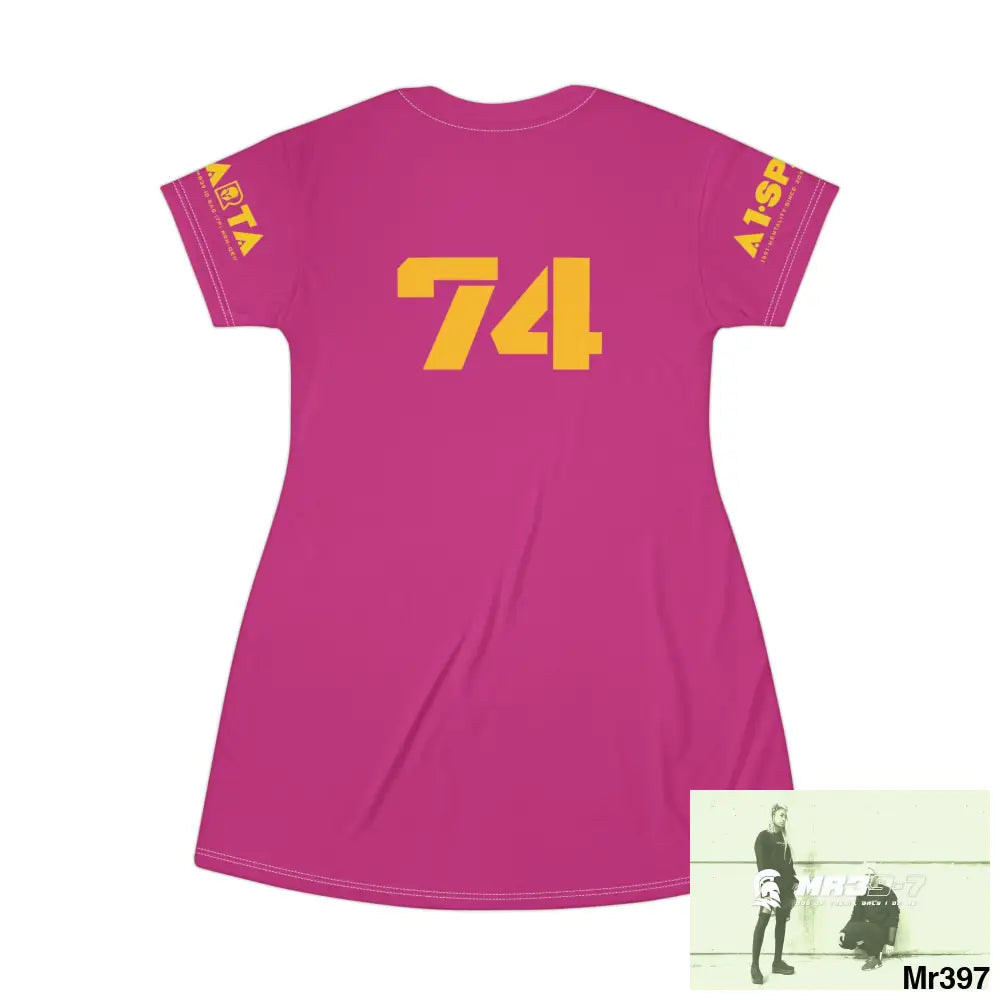 A1-Sparta T-Shirt Dress (AOP) All Over Prints