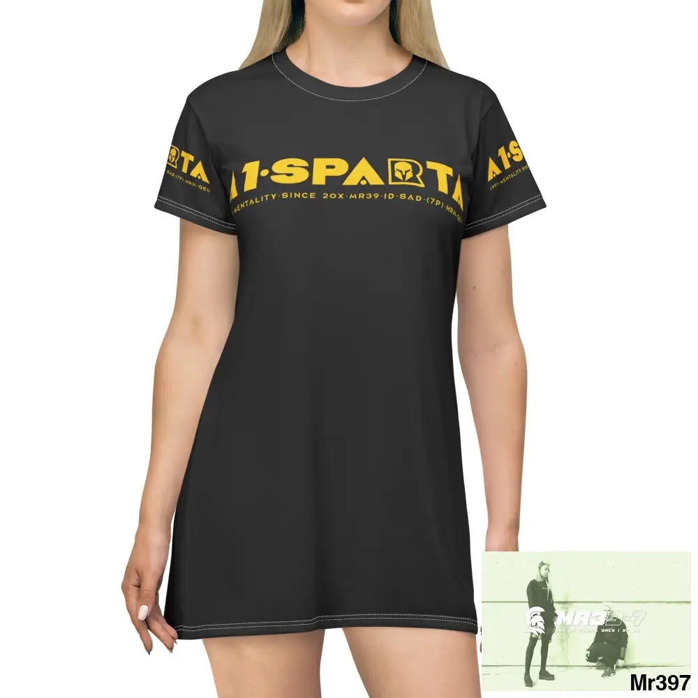A1-Sparta T-Shirt Dress (AOP) All Over Prints