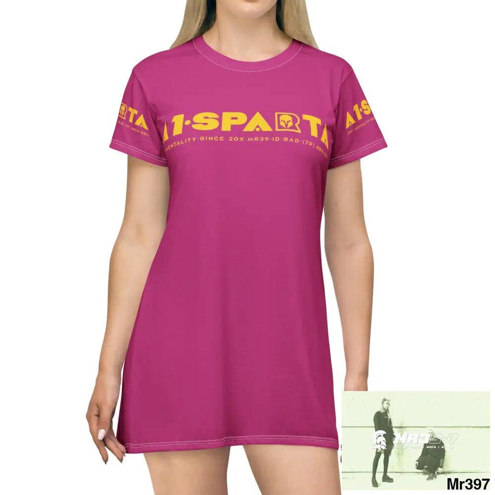 A1-Sparta T-Shirt Dress (AOP) All Over Prints