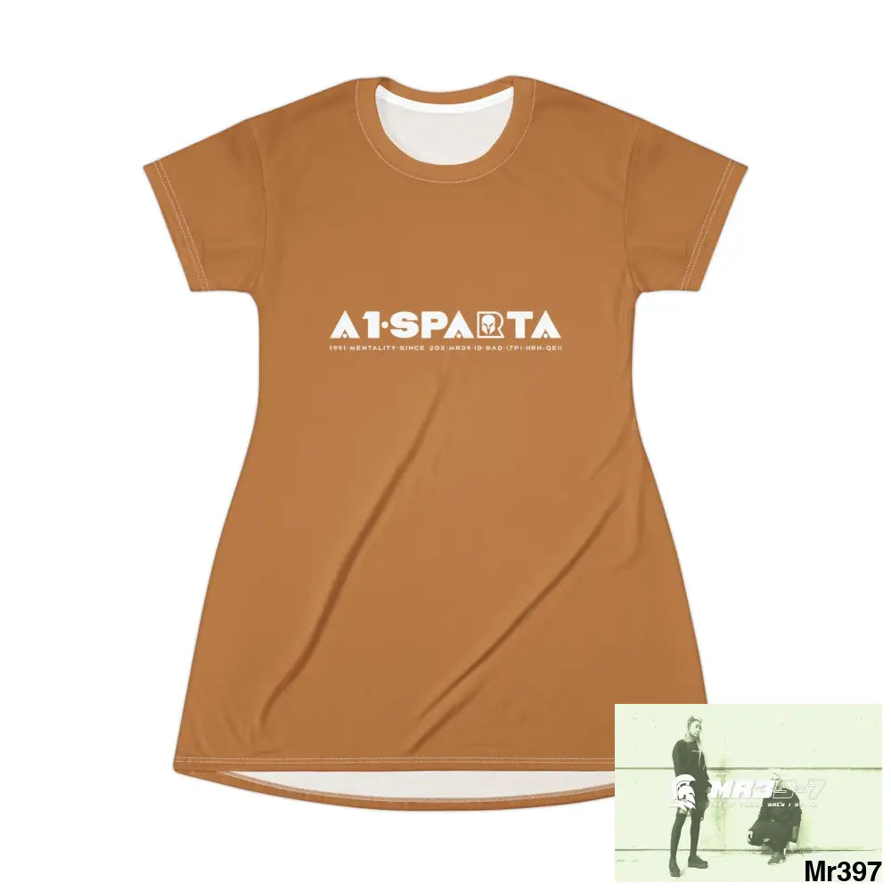 A1-Sparta T-Shirt Dress (AOP) All Over Prints