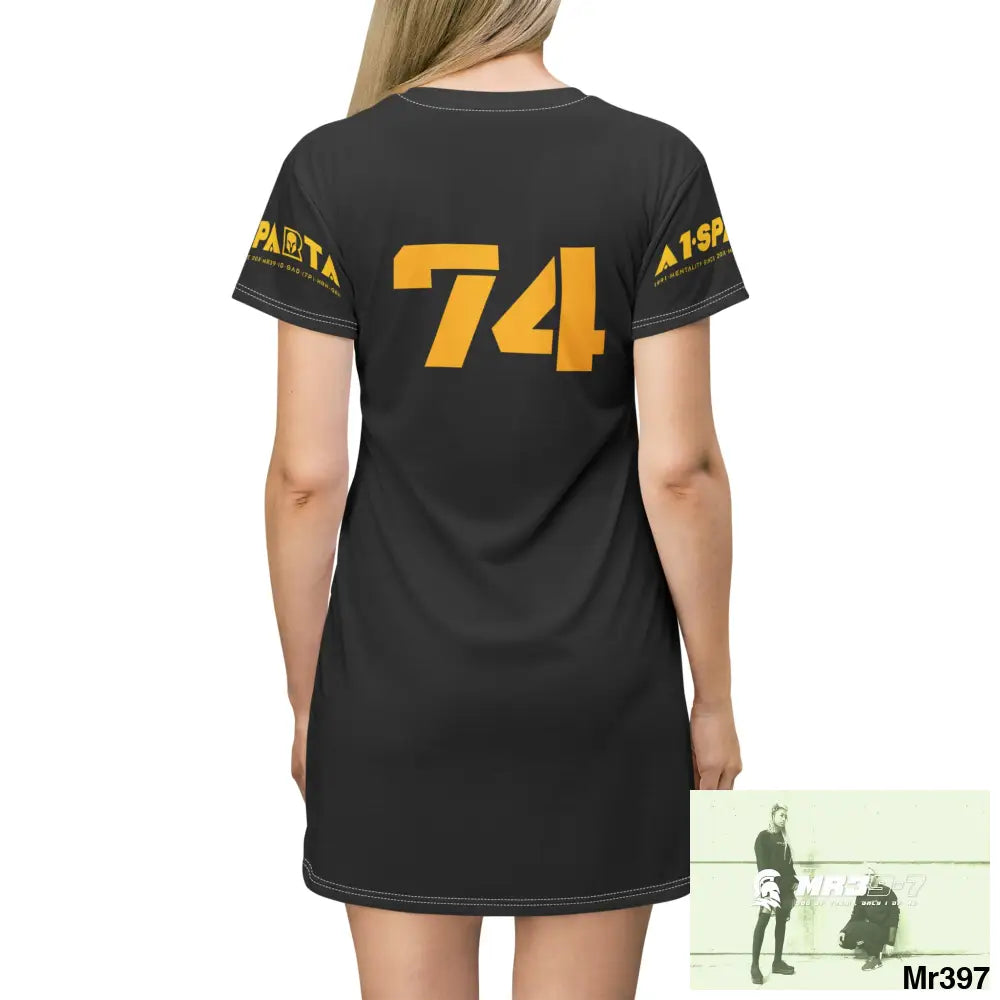 A1-Sparta T-Shirt Dress (AOP) All Over Prints