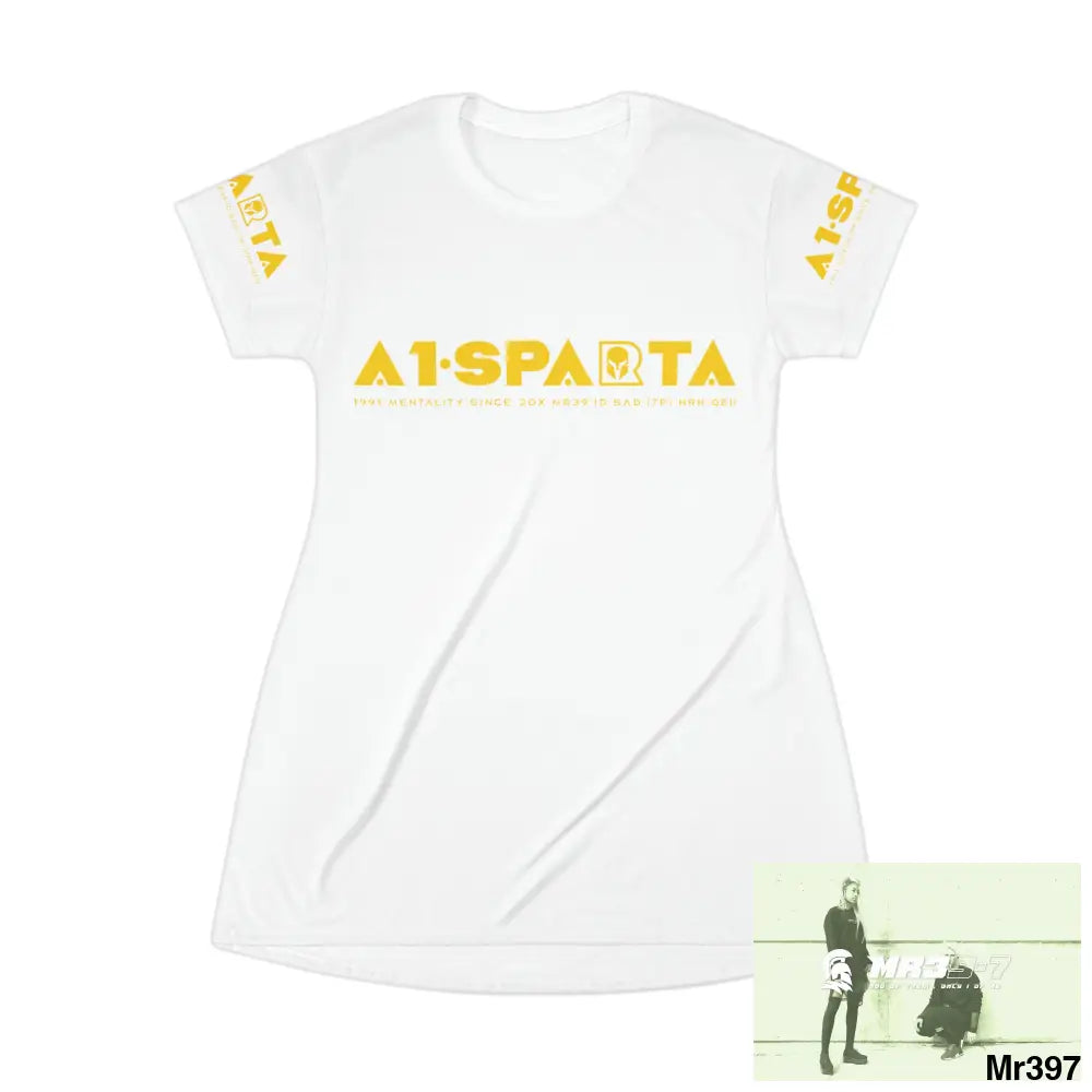 A1-Sparta T-Shirt Dress (AOP) All Over Prints