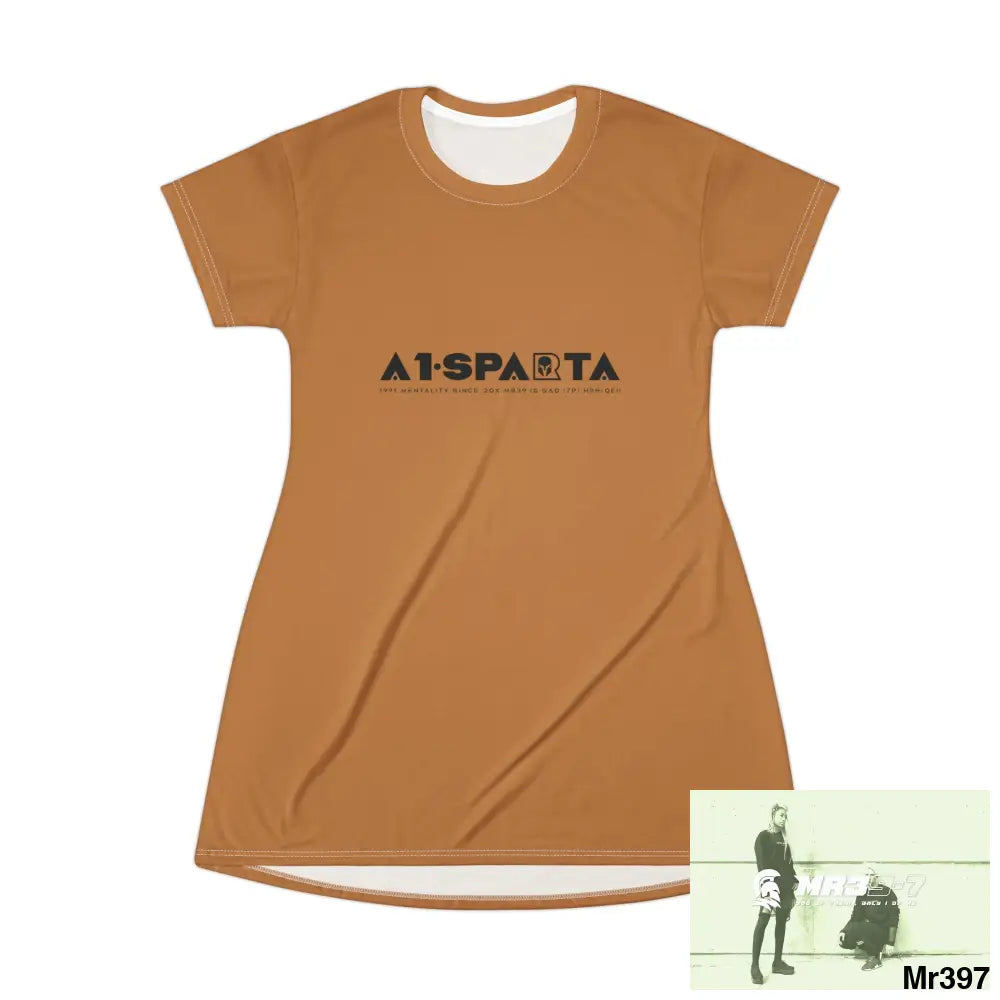 A1-Sparta T-Shirt Dress (AOP) All Over Prints