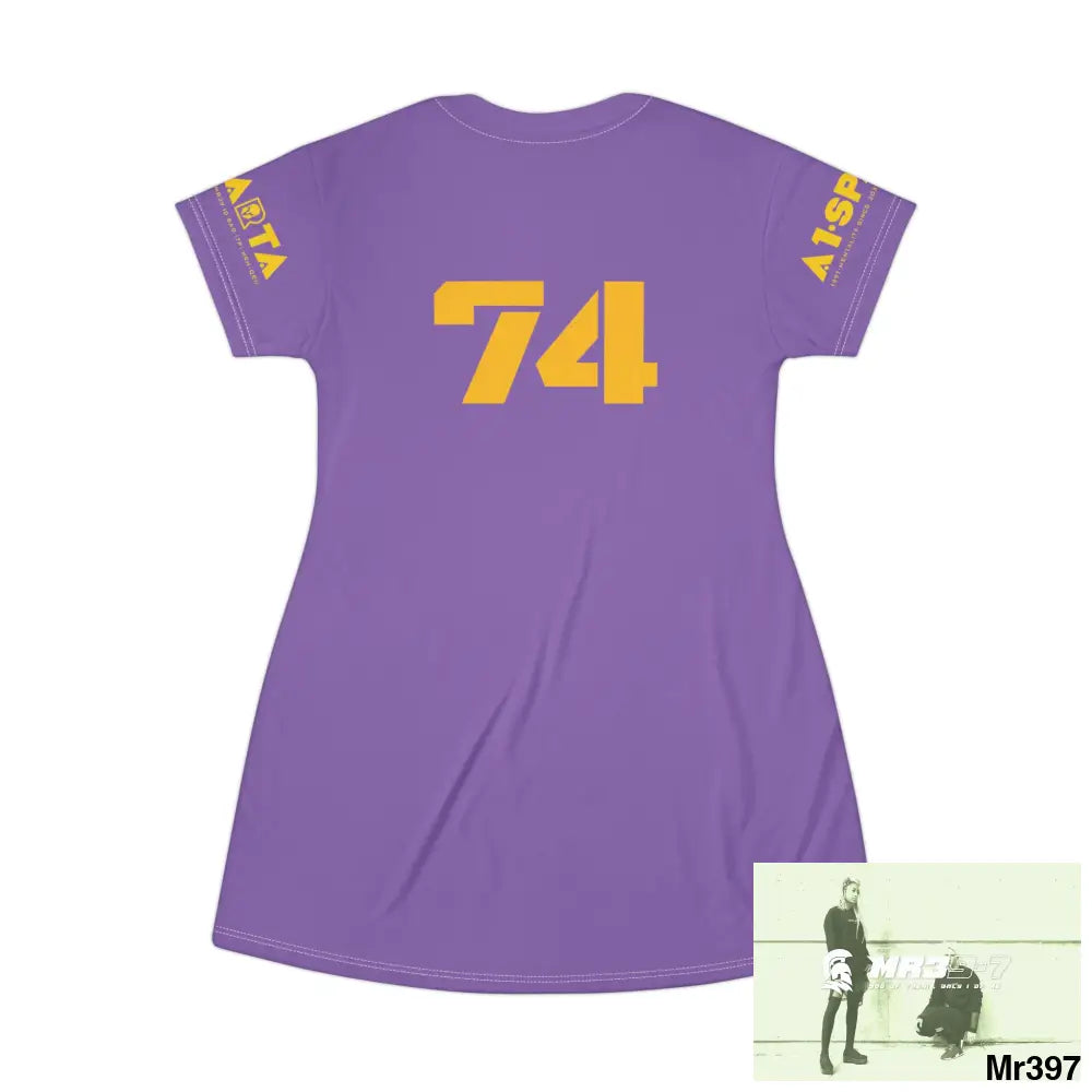 A1-Sparta T-Shirt Dress (AOP) All Over Prints