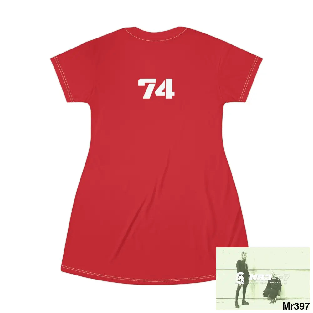 A1-Sparta T-Shirt Dress (AOP) All Over Prints