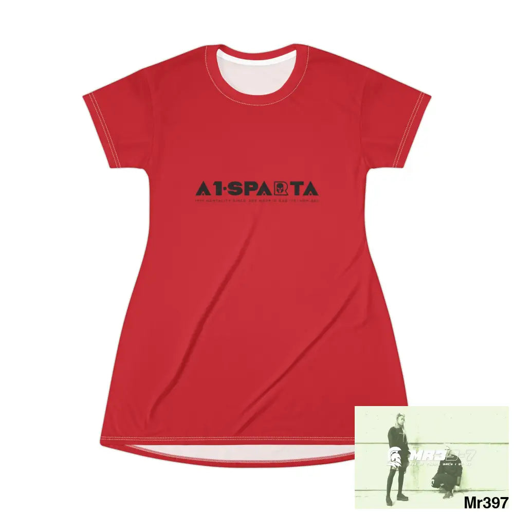 A1-Sparta T-Shirt Dress (AOP) All Over Prints
