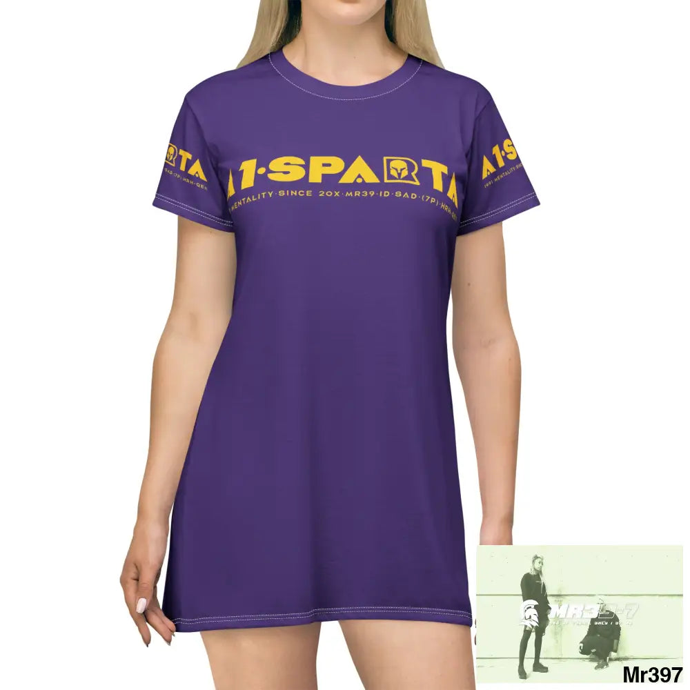 A1-Sparta T-Shirt Dress (AOP) All Over Prints