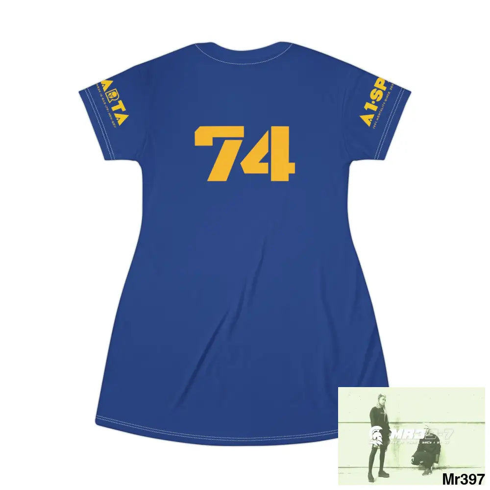 A1-Sparta T-Shirt Dress (AOP) All Over Prints