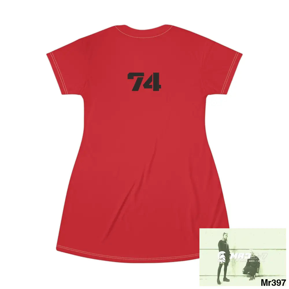 A1-Sparta T-Shirt Dress (AOP) All Over Prints