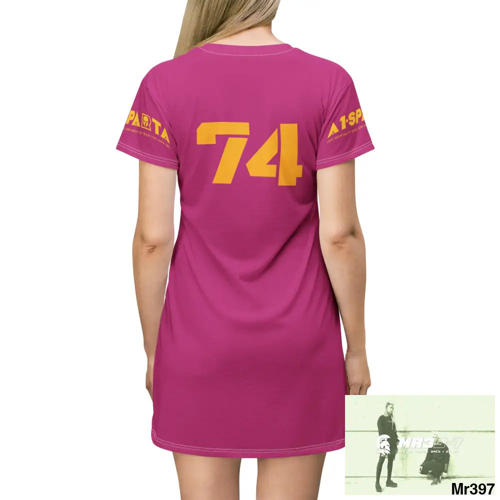 A1-Sparta T-Shirt Dress (AOP) XS All Over Prints