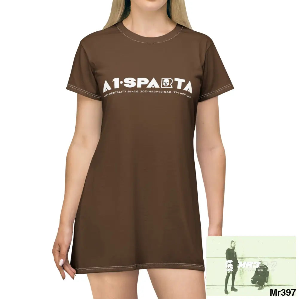 A1-Sparta T-Shirt Dress (AOP) XS All Over Prints