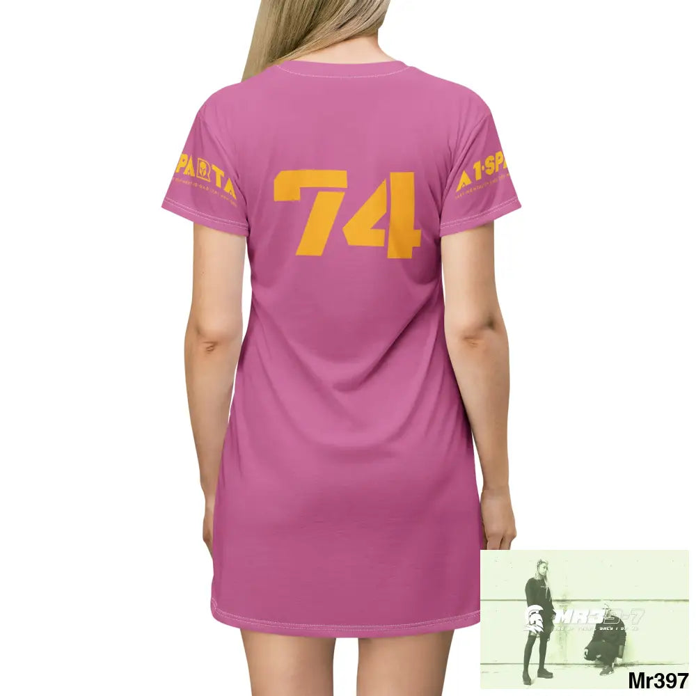 A1-Sparta T-Shirt Dress (AOP) XS All Over Prints