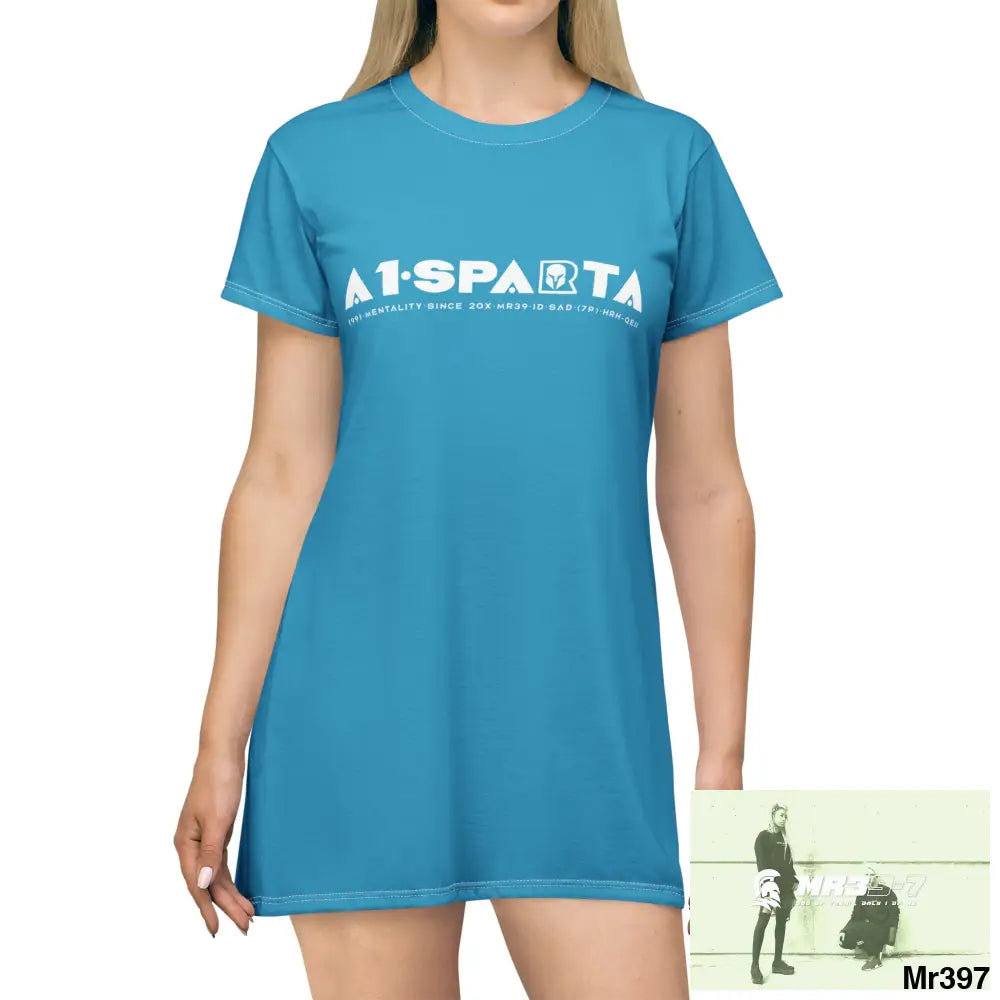 A1-Sparta T-Shirt Dress (AOP) XS All Over Prints