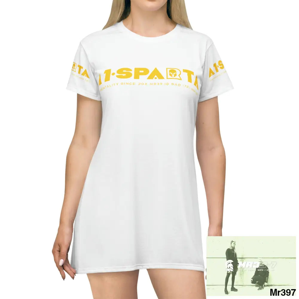 A1-Sparta T-Shirt Dress (AOP) XS All Over Prints