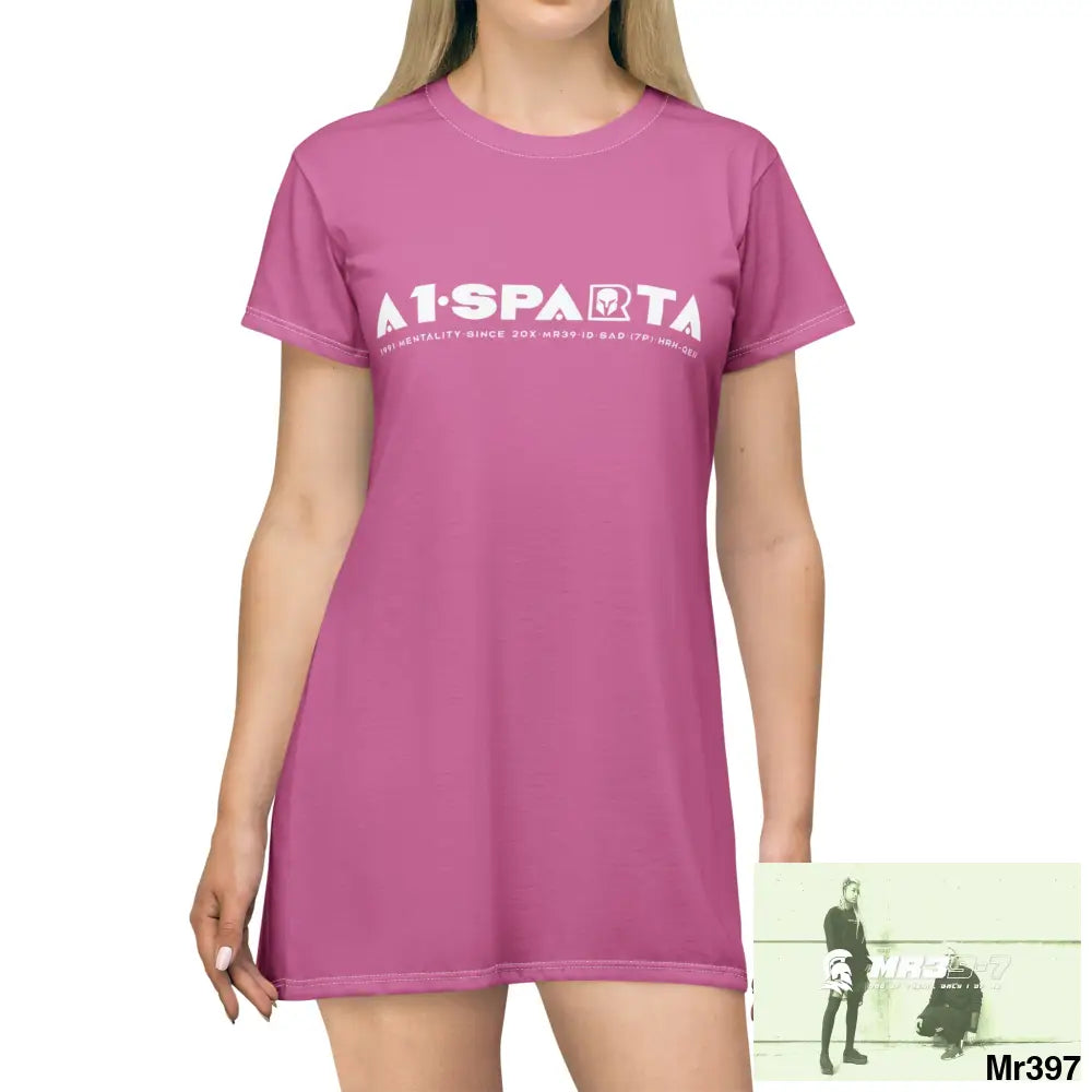 A1-Sparta T-Shirt Dress (AOP) XS All Over Prints