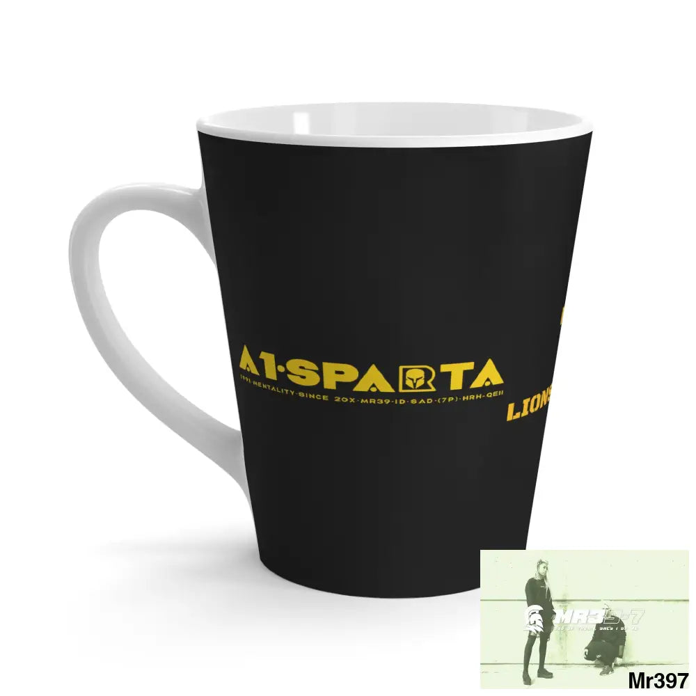 A1•Sparta Tactical GBR Mushroom coffee Fusion,Lions Mane & Chaga Latte Mug 12 oz 12oz Mug