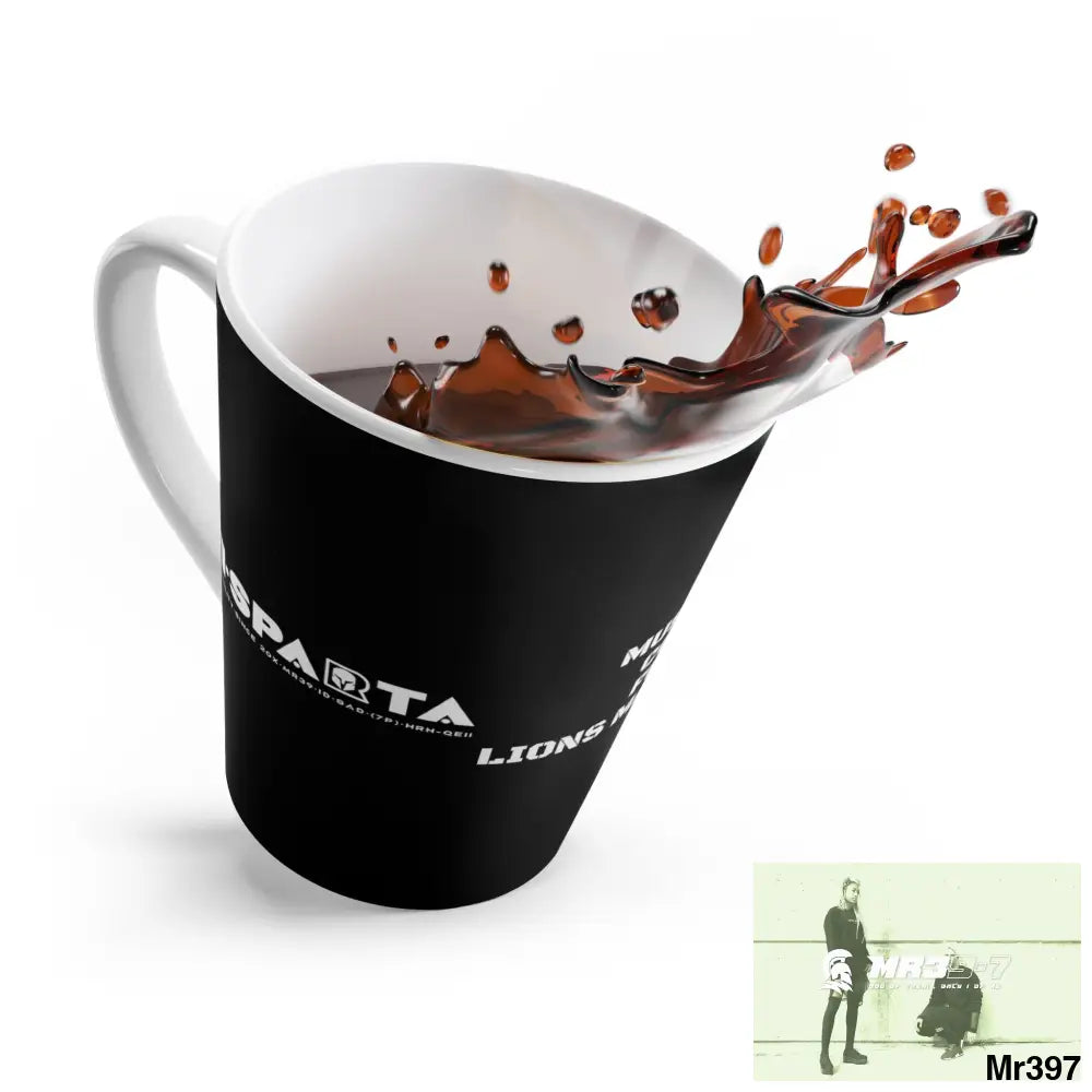 A1•Sparta Tactical GBR Mushroom coffee Fusion,Lions Mane & Chaga Latte Mug 12 oz 12oz Mug