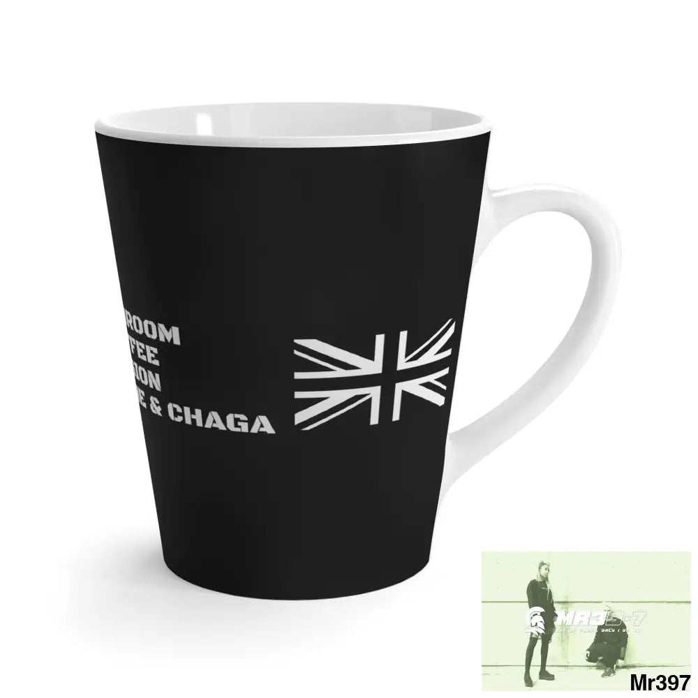 A1•Sparta Tactical GBR Mushroom coffee Fusion,Lions Mane & Chaga Latte Mug 12 oz 12oz Mug